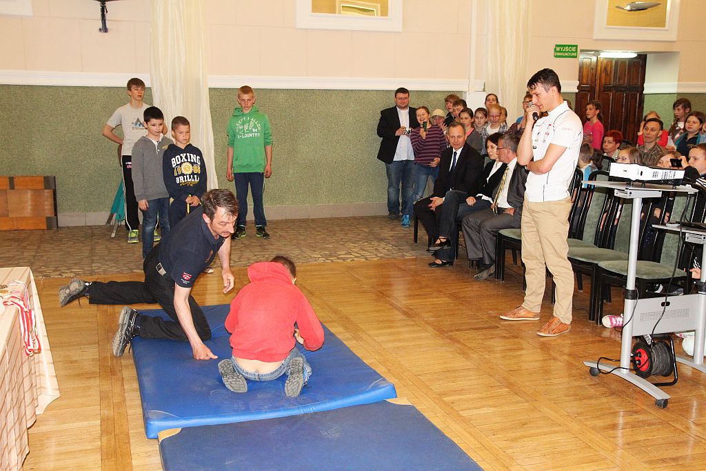 Sportowcy u prezydenta na ... szklance mleka