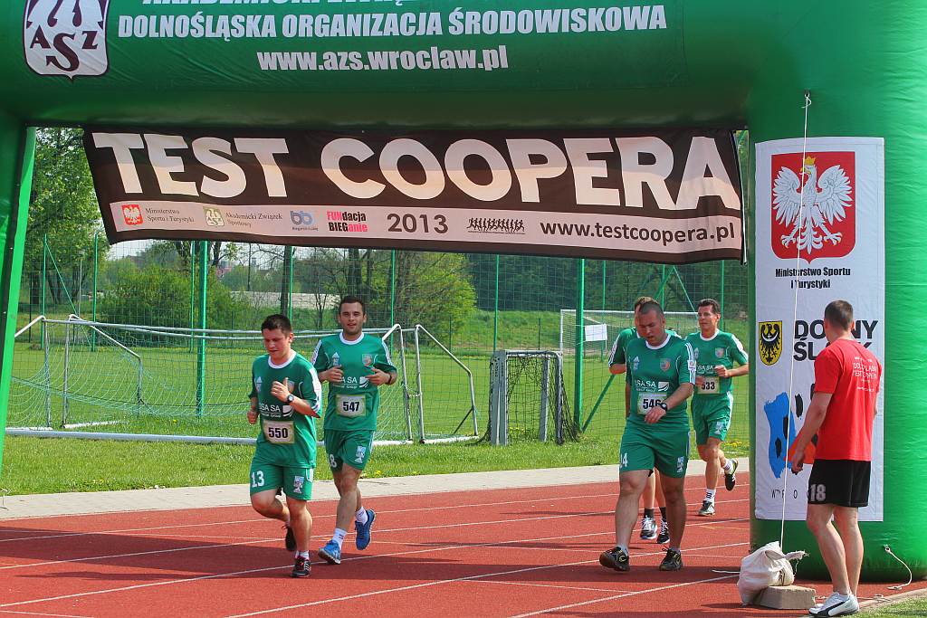 Pobiegli kolejny raz w teście Coopera