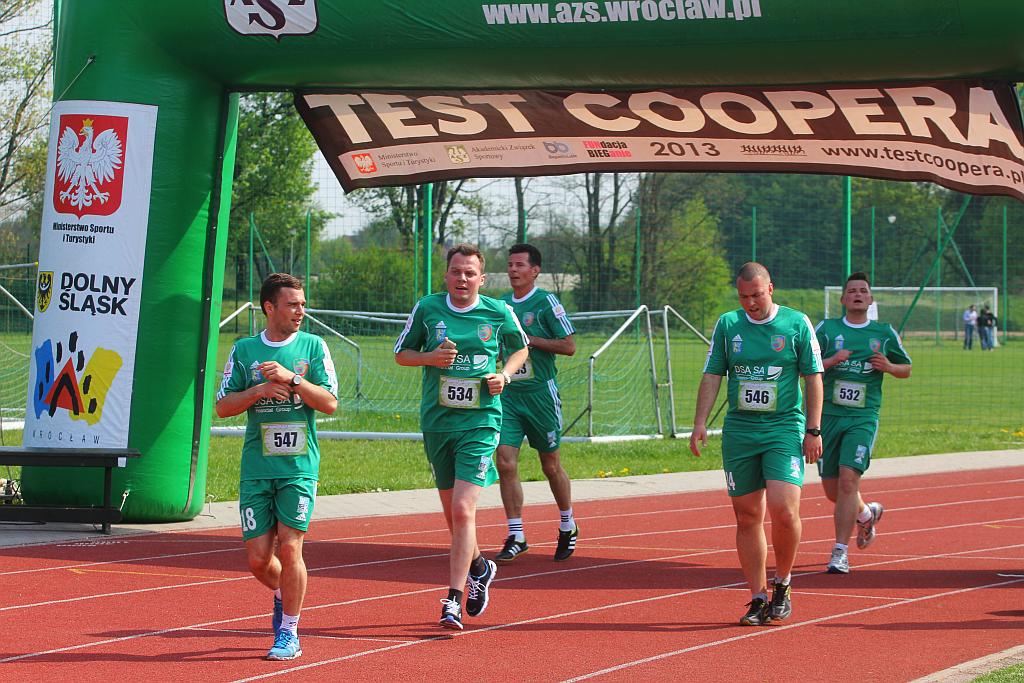 Pobiegli kolejny raz w teście Coopera