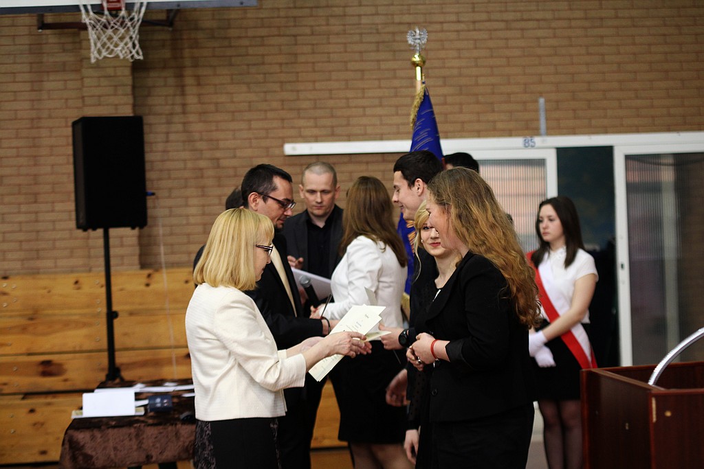 Pożegnanie klas 3 w V Liceum