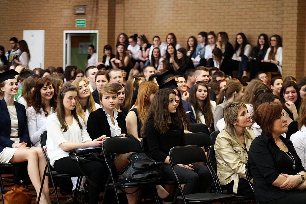 Pożegnanie klas 3 w V Liceum