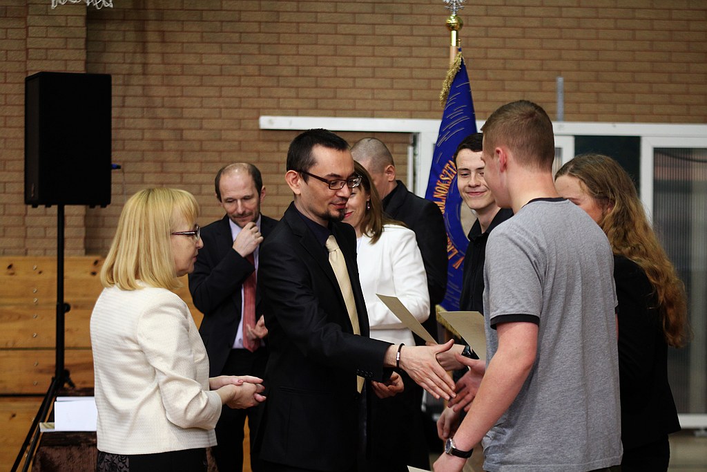 Pożegnanie klas 3 w V Liceum