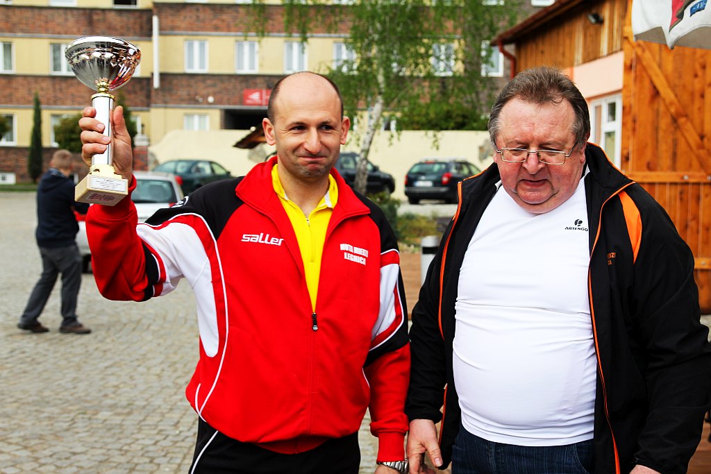 Wręczenie pucharów w spartakiadzie