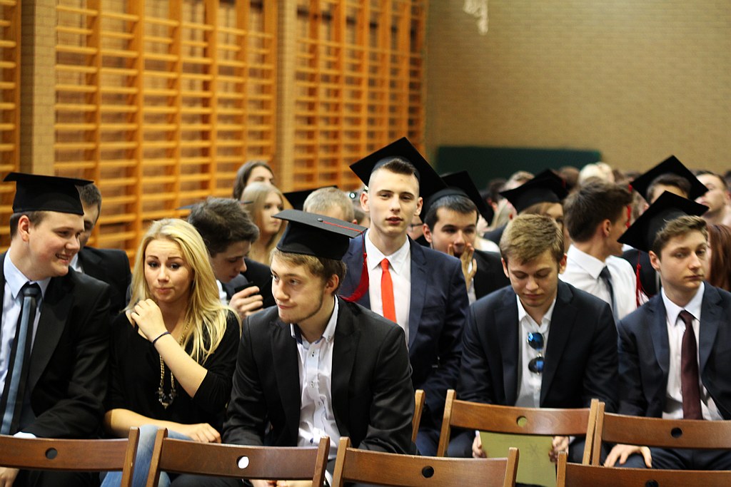 Pożegnanie klas 3 w V Liceum