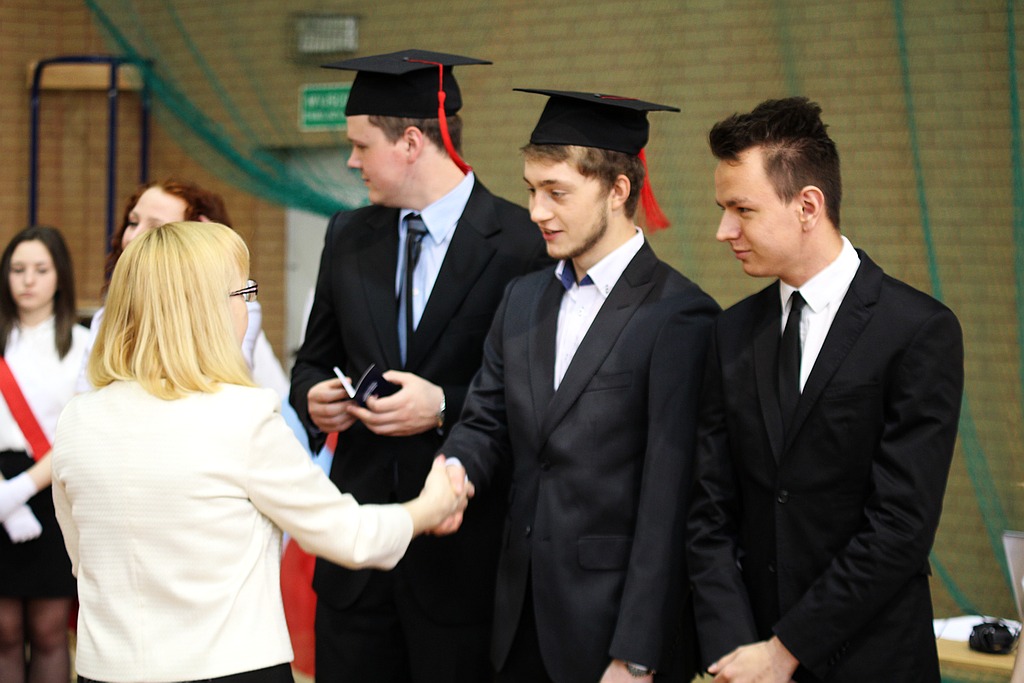 Pożegnanie klas 3 w V Liceum