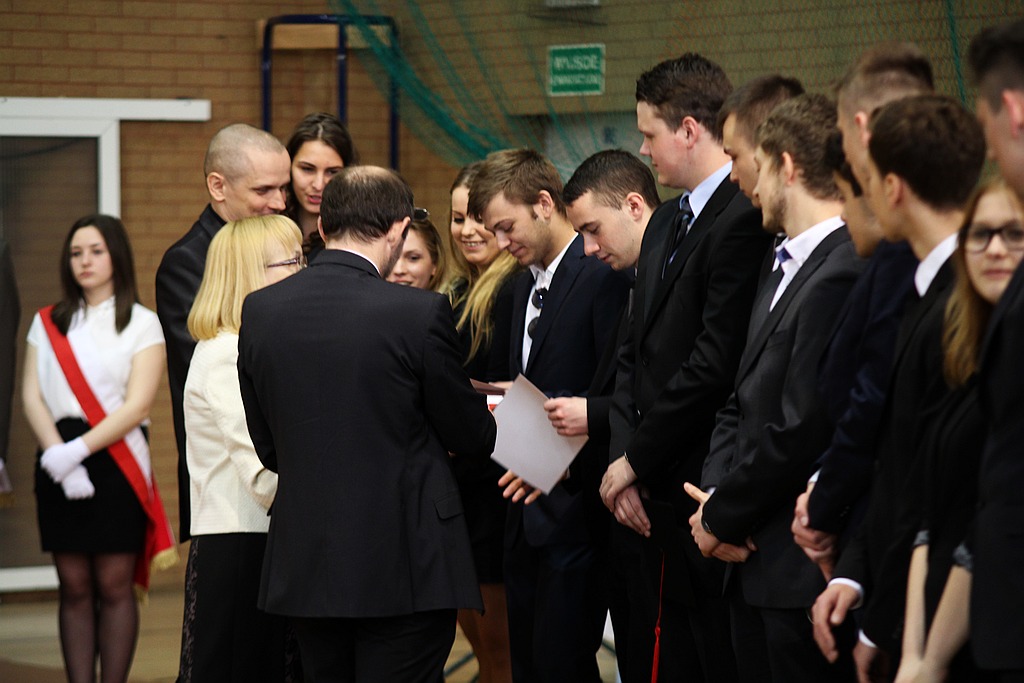 Pożegnanie klas 3 w V Liceum