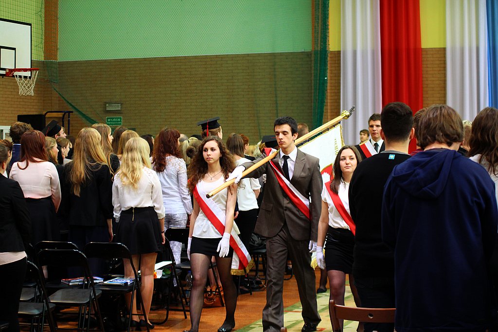 Pożegnanie klas 3 w V Liceum