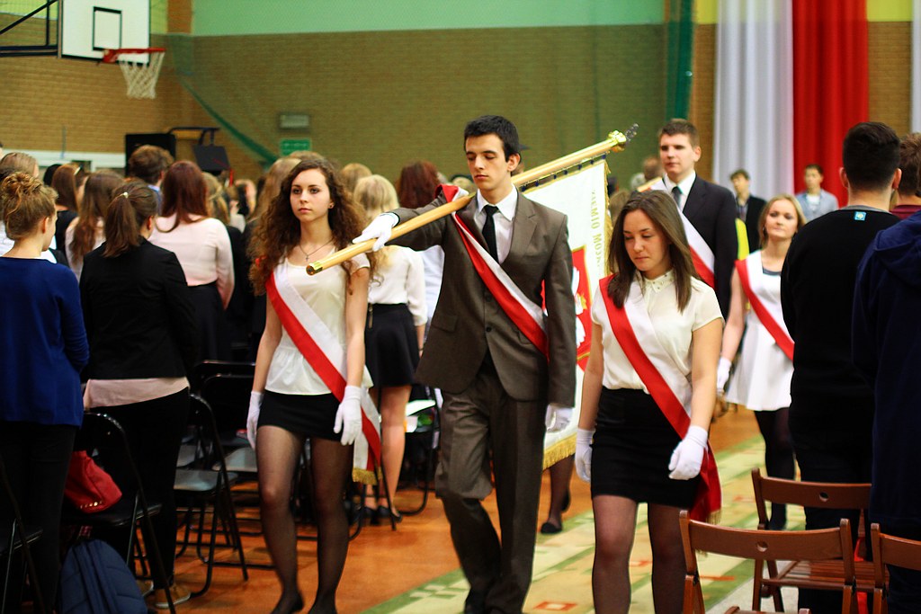 Pożegnanie klas 3 w V Liceum