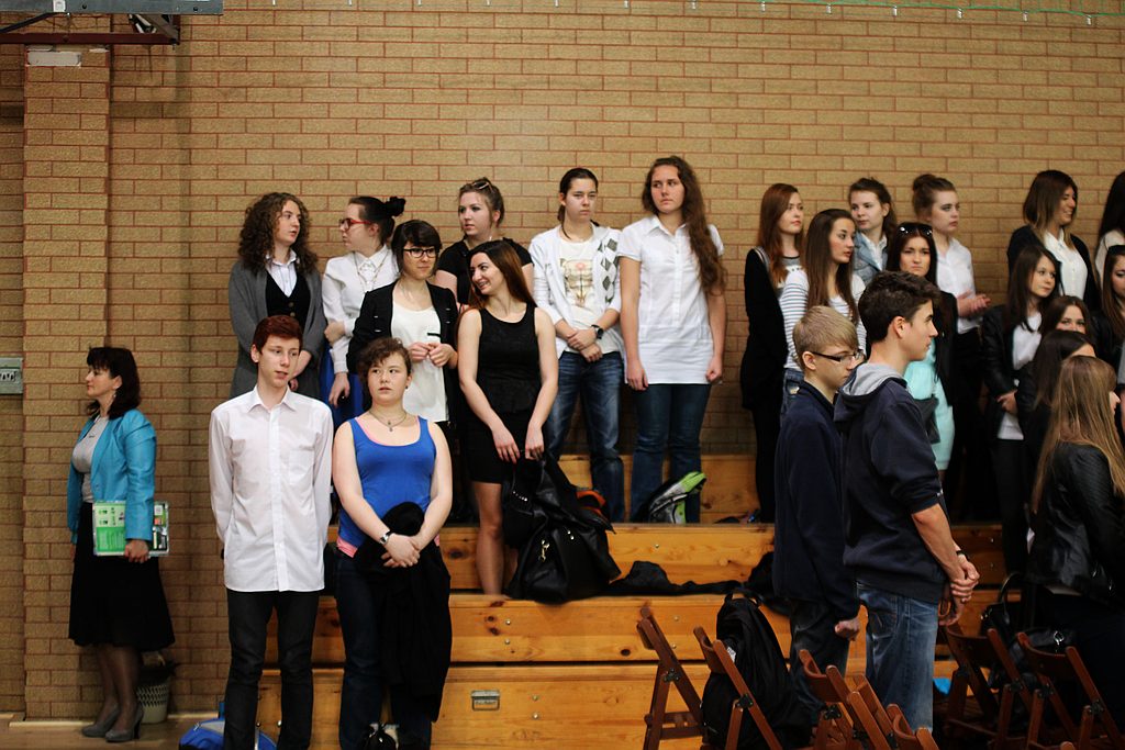 Pożegnanie klas 3 w V Liceum