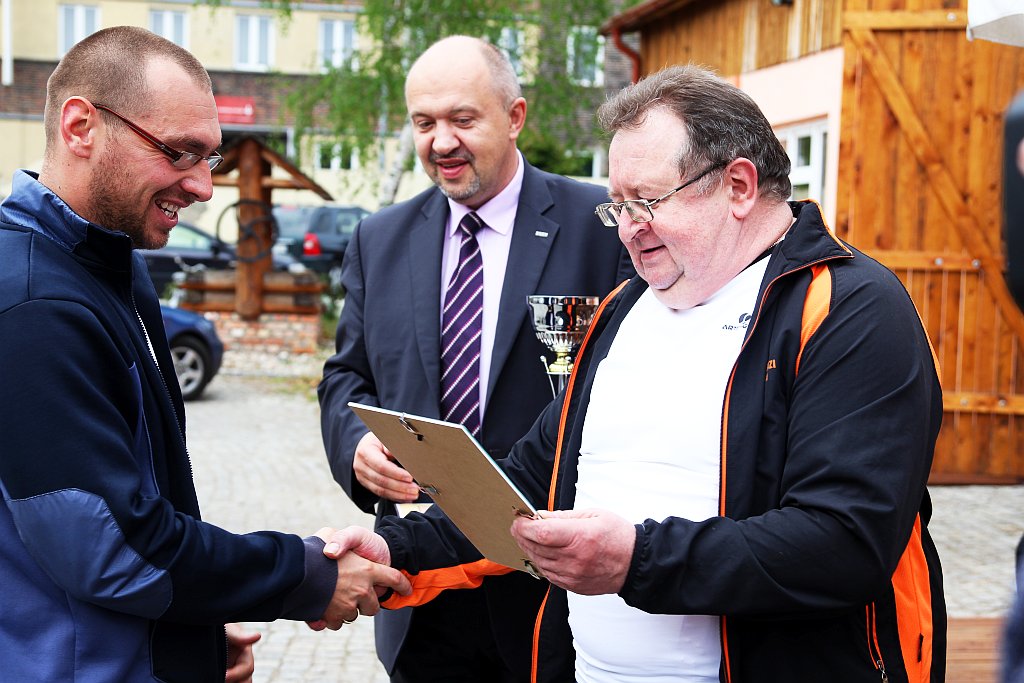 Wręczenie pucharów w spartakiadzie