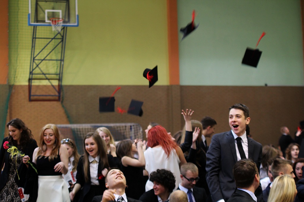 Pożegnanie klas 3 w V Liceum