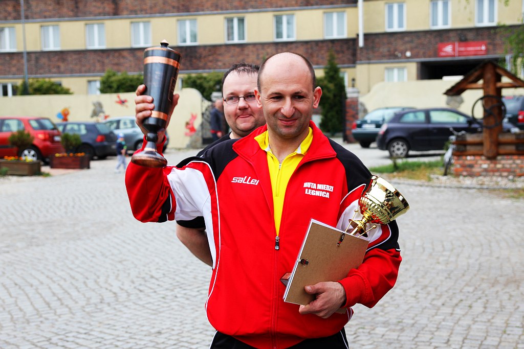 Wręczenie pucharów w spartakiadzie