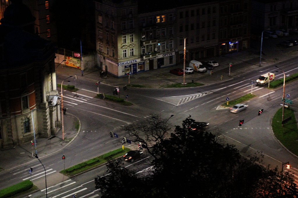 Wieczorny widok z wieży św. Piotra
