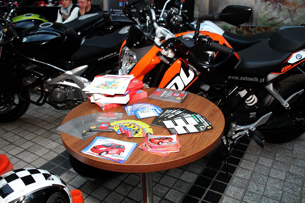 Motocyklowe szaleństwo w Galerii Piastów