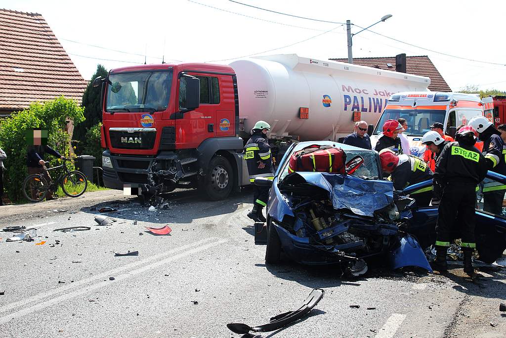 Groźny wypadek w Kunicach