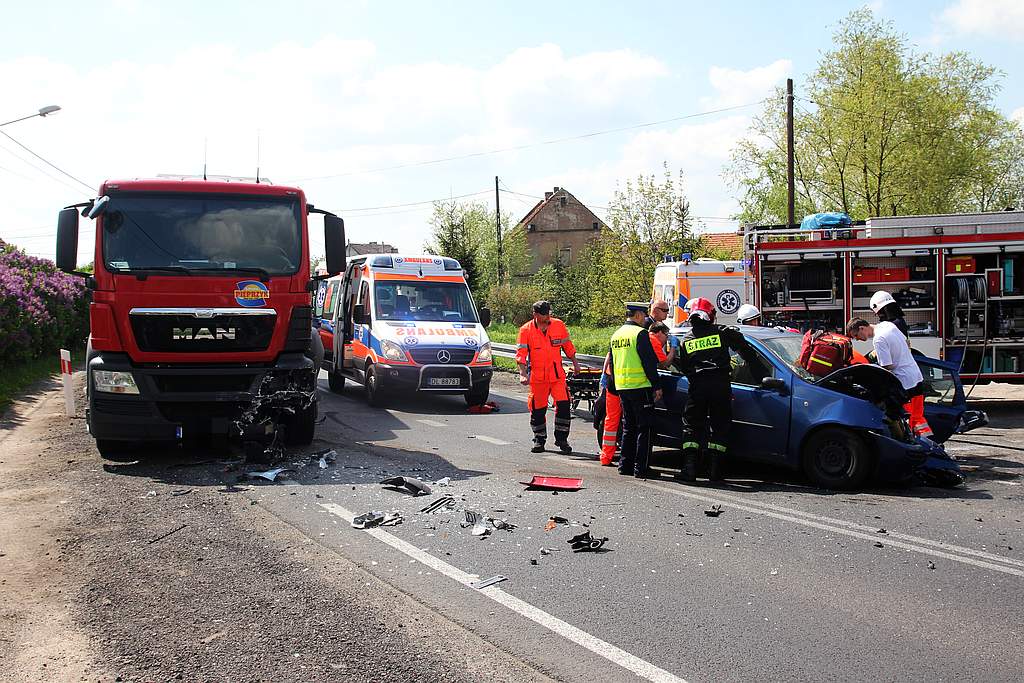 Groźny wypadek w Kunicach
