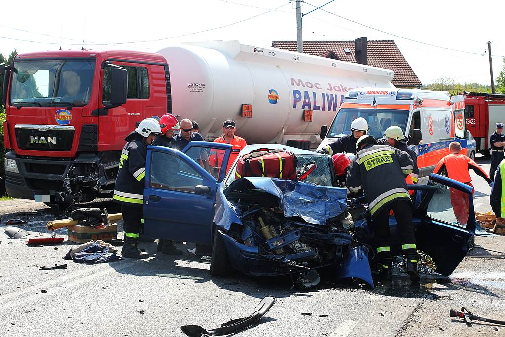 Groźny wypadek w Kunicach