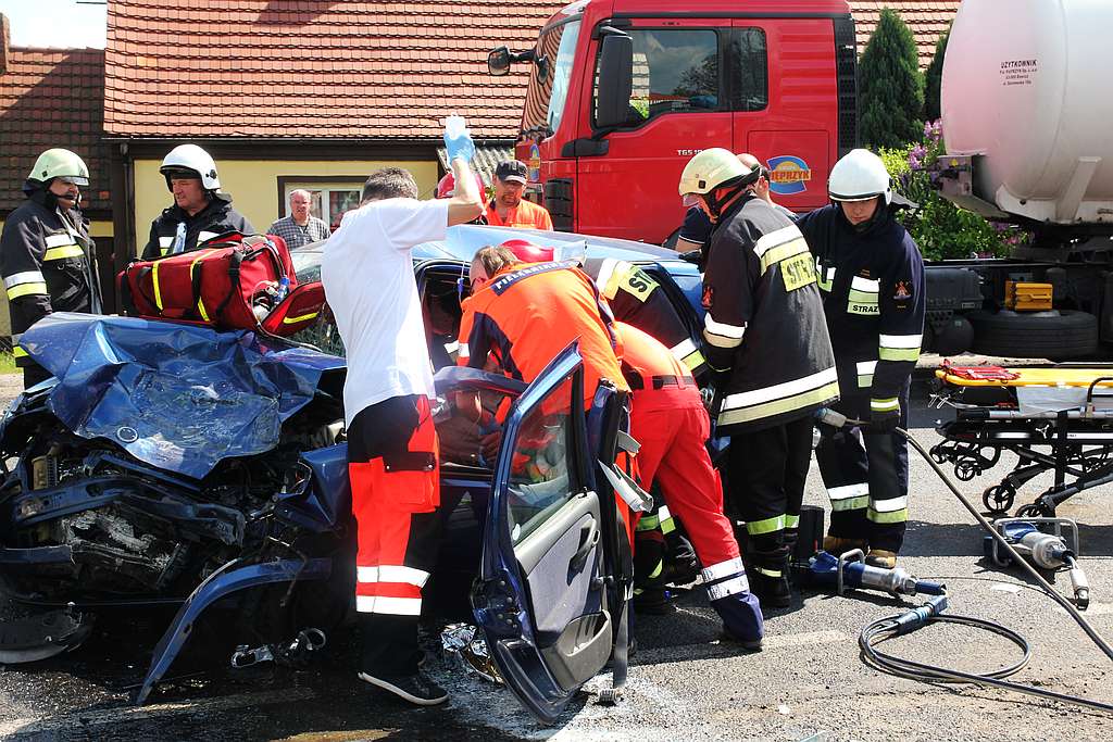 Groźny wypadek w Kunicach