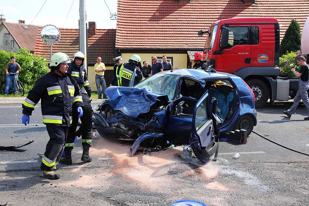 Groźny wypadek w Kunicach
