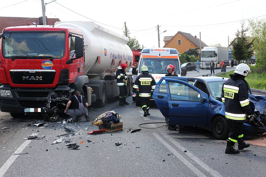 Groźny wypadek w Kunicach