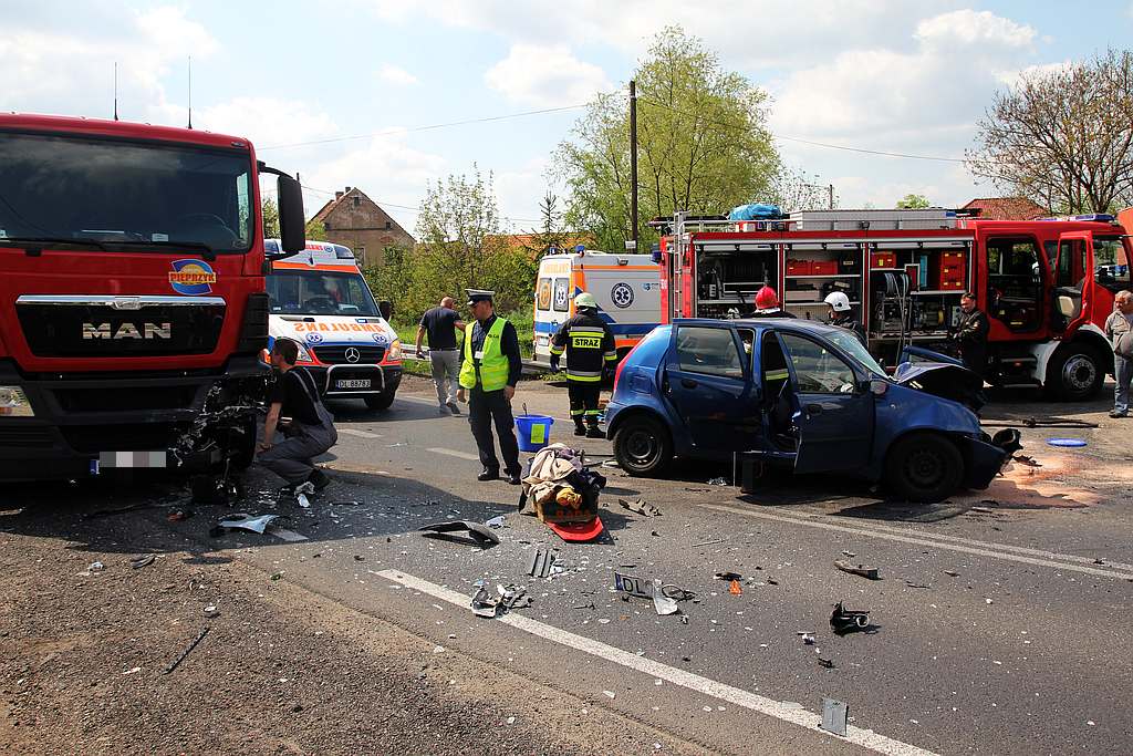 Groźny wypadek w Kunicach