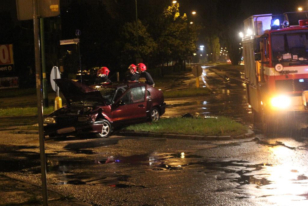 Wypadek na skrzyżowaniu Sikorskiego - Iwaszkiewicza