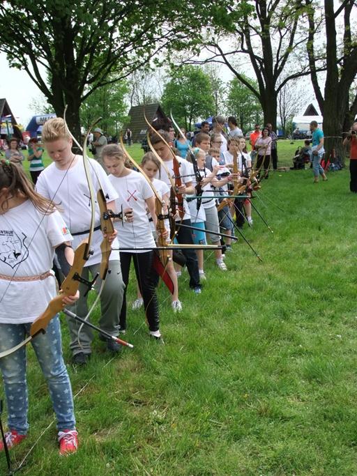 Turniej łuczniczy w Legnickim Polu cz.1