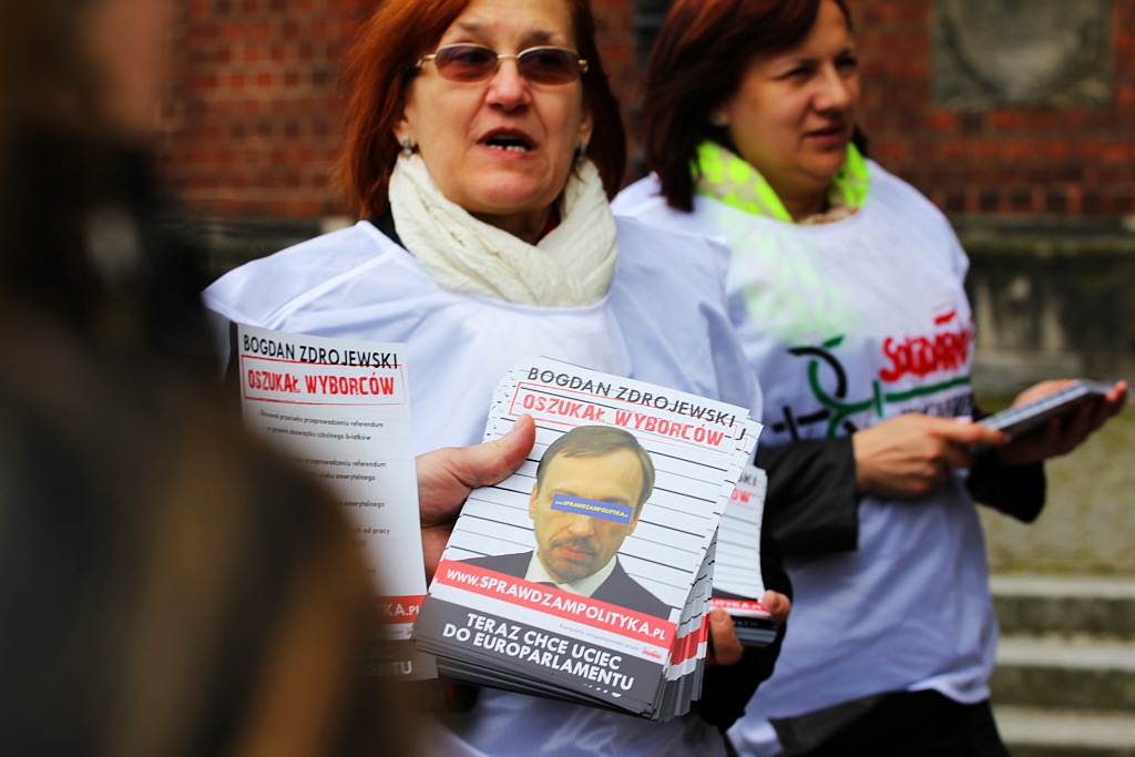 Zdrojewski zaatakowany przez związkowców