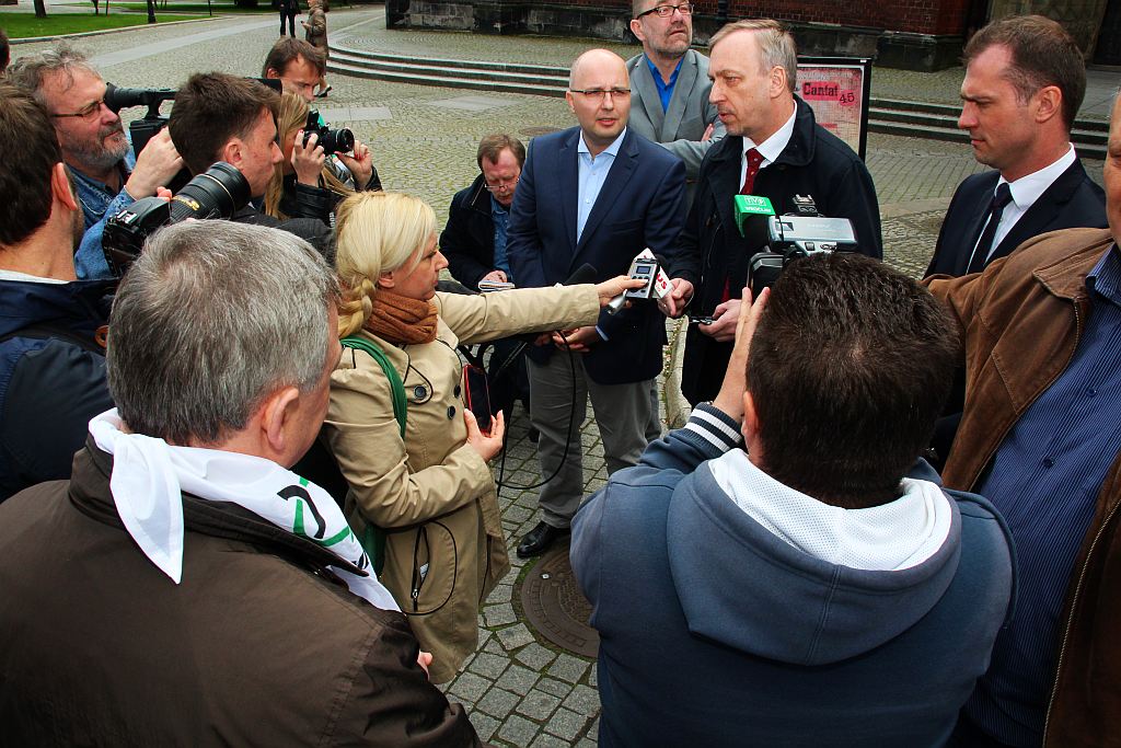 Zdrojewski zaatakowany przez związkowców