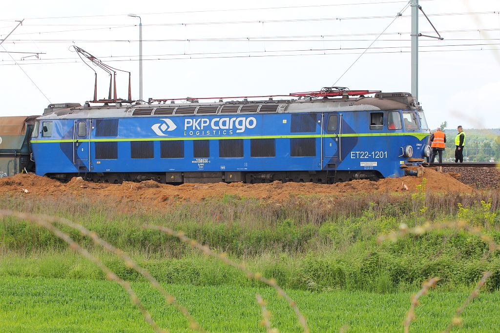 Wykoleił się pociąg towarowy