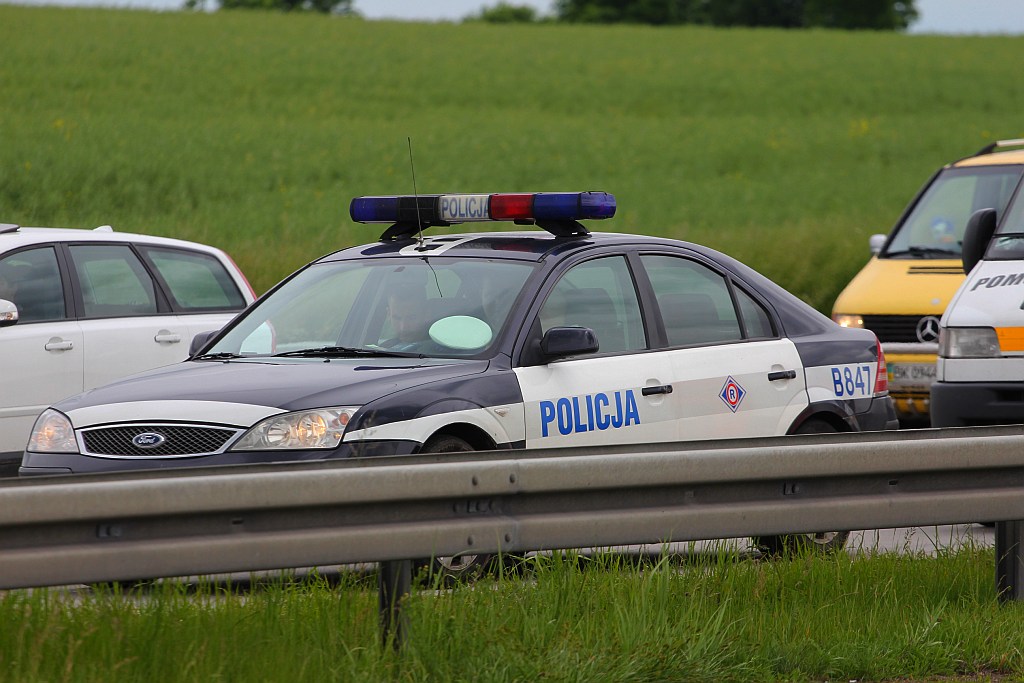 Karambol na autostradzie A4