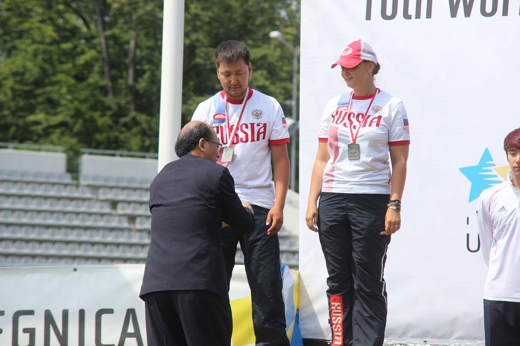 AMŚ w łucznictwie - Ceremonia wręczenia medali drużynowych