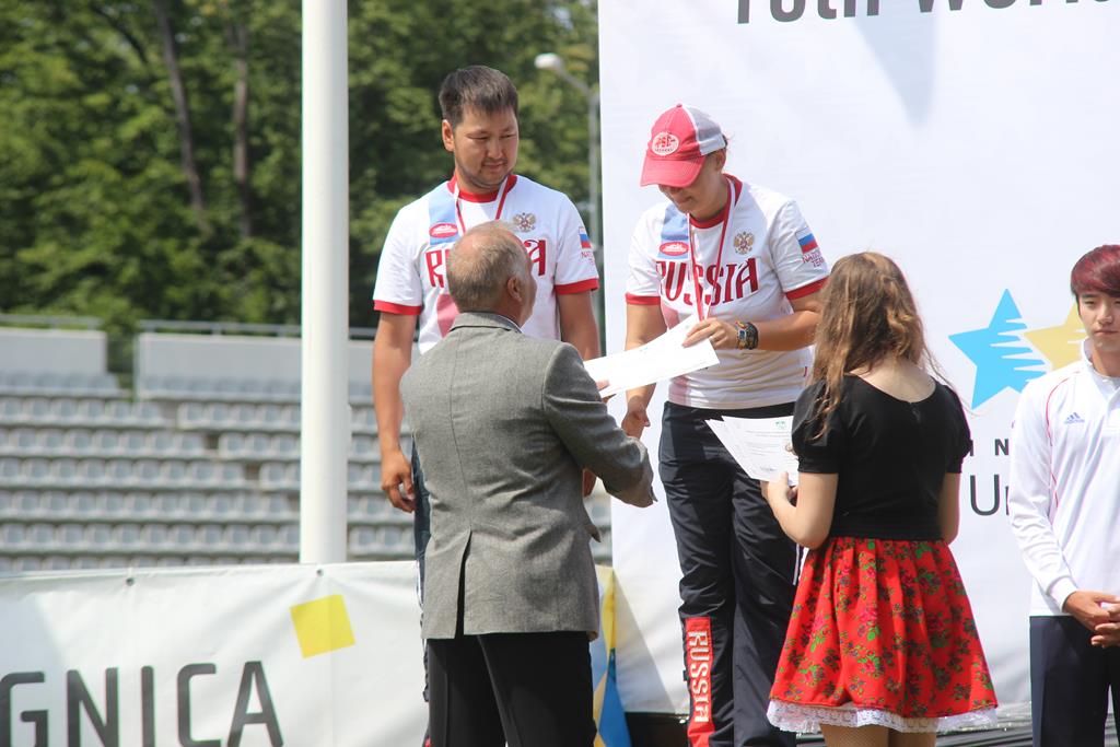 AMŚ w łucznictwie - Ceremonia wręczenia medali drużynowych