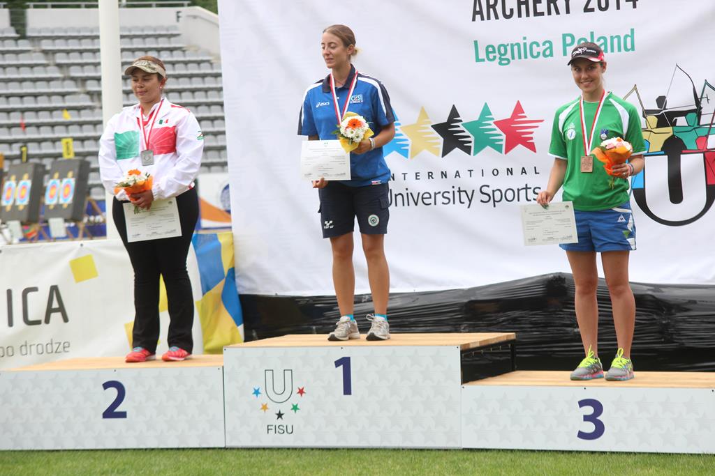 AMŚ w łucznictwie - Ceremonia wręczenia medali indywidualnych