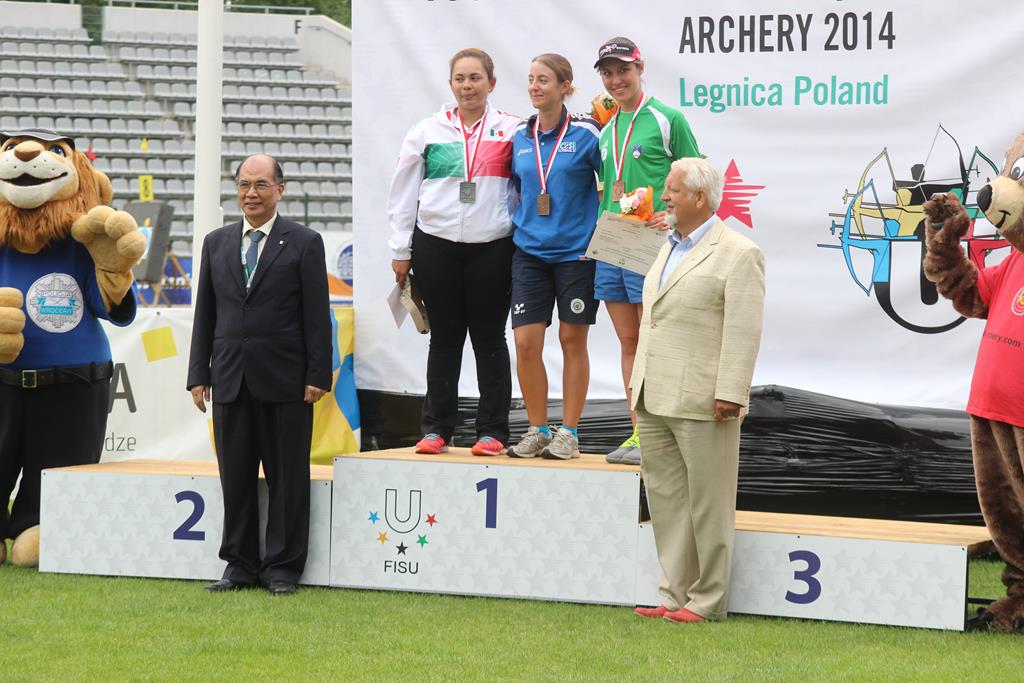 AMŚ w łucznictwie - Ceremonia wręczenia medali indywidualnych