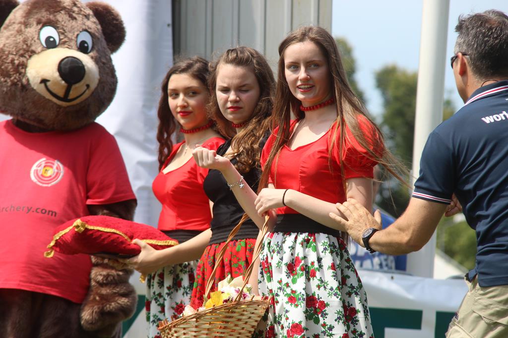 AMŚ w łucznictwie - Ceremonia wręczenia medali drużynowych