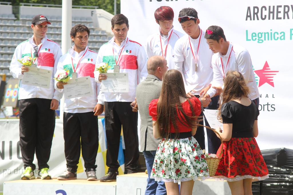 AMŚ w łucznictwie - Ceremonia wręczenia medali drużynowych