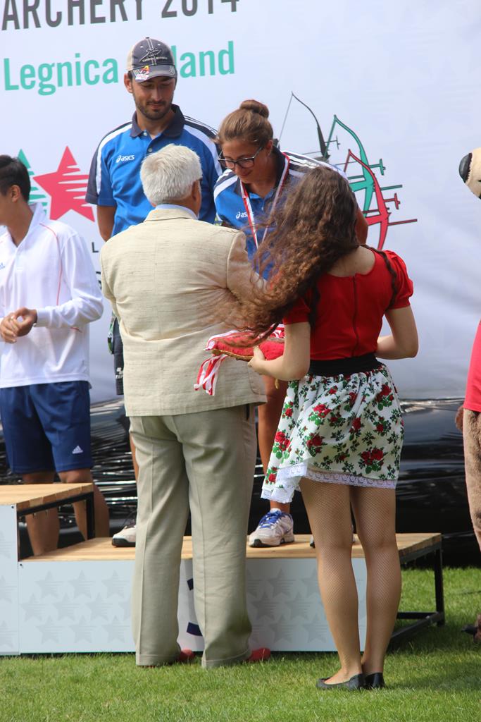 AMŚ w łucznictwie - Ceremonia wręczenia medali drużynowych