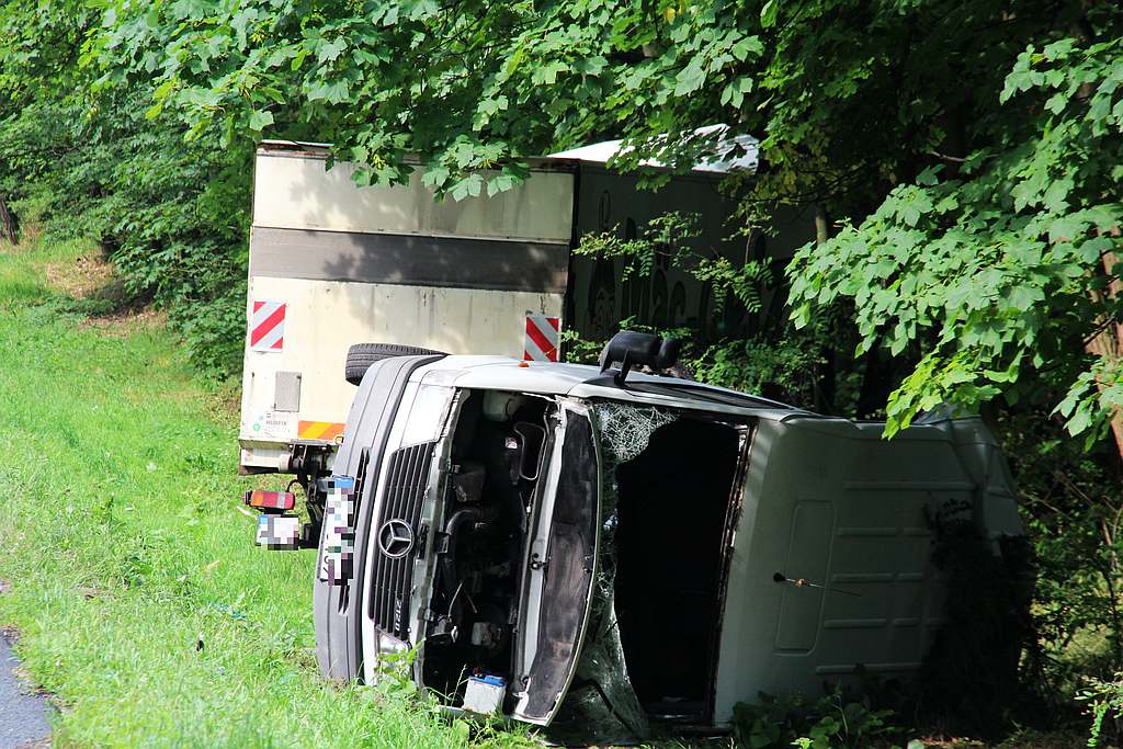 Ranni w wypadku pod Karczowiskami