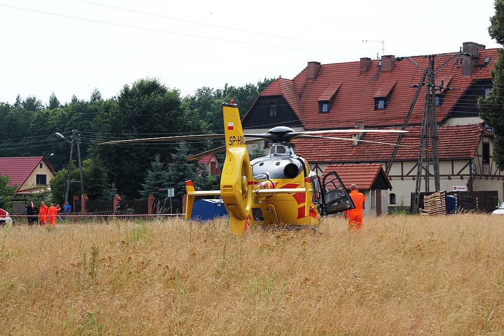 Ranni w wypadku pod Karczowiskami