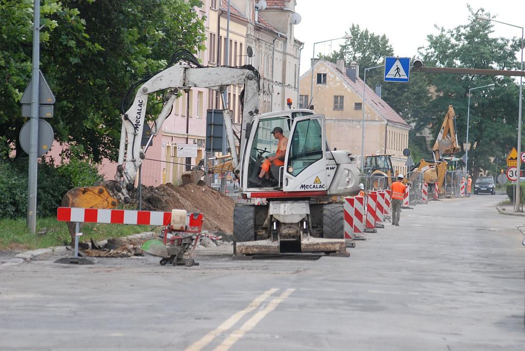 Remont skrzyżowania ulic Jaworzyńskiej i Grabskiego
