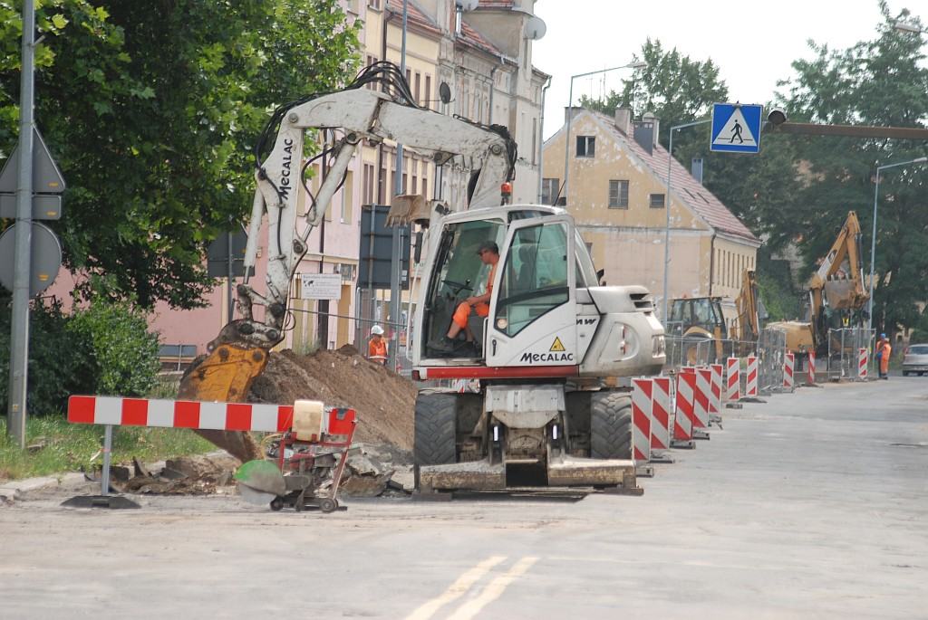 Remont skrzyżowania ulic Jaworzyńskiej i Grabskiego