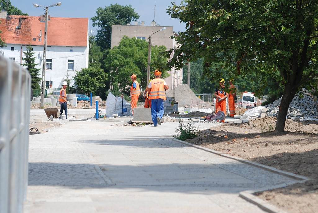 Remont skrzyżowania ulic Jaworzyńskiej i Grabskiego