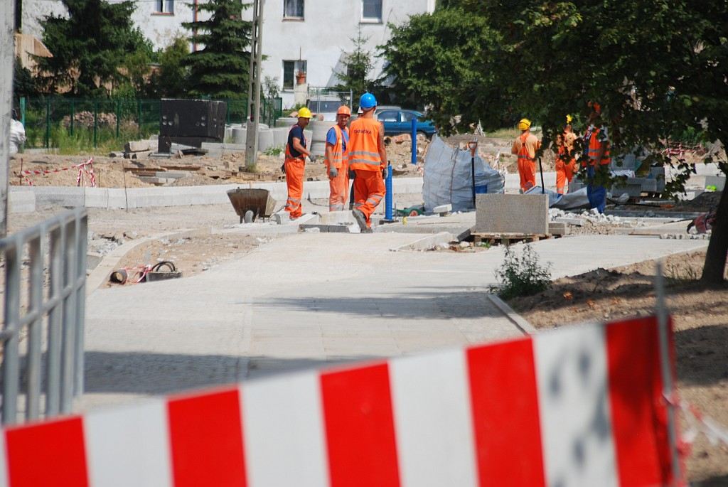 Remont skrzyżowania ulic Jaworzyńskiej i Grabskiego
