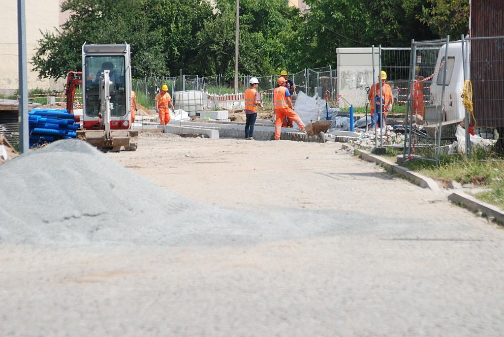 Remont skrzyżowania ulic Jaworzyńskiej i Grabskiego