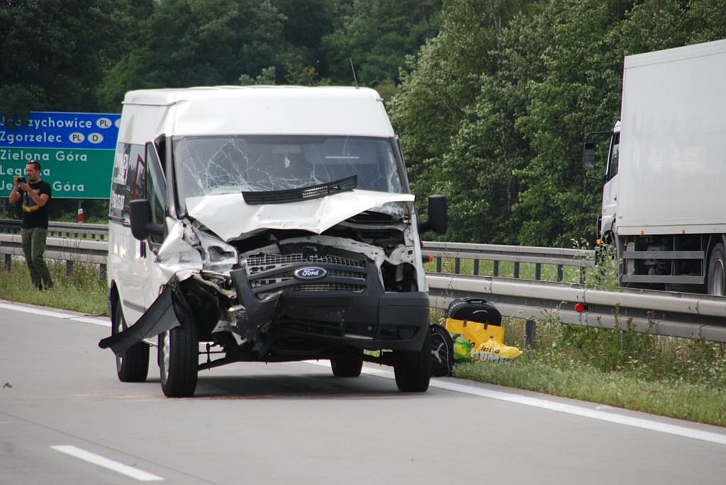 Znów wypadek na A4. Pięć osób rannych