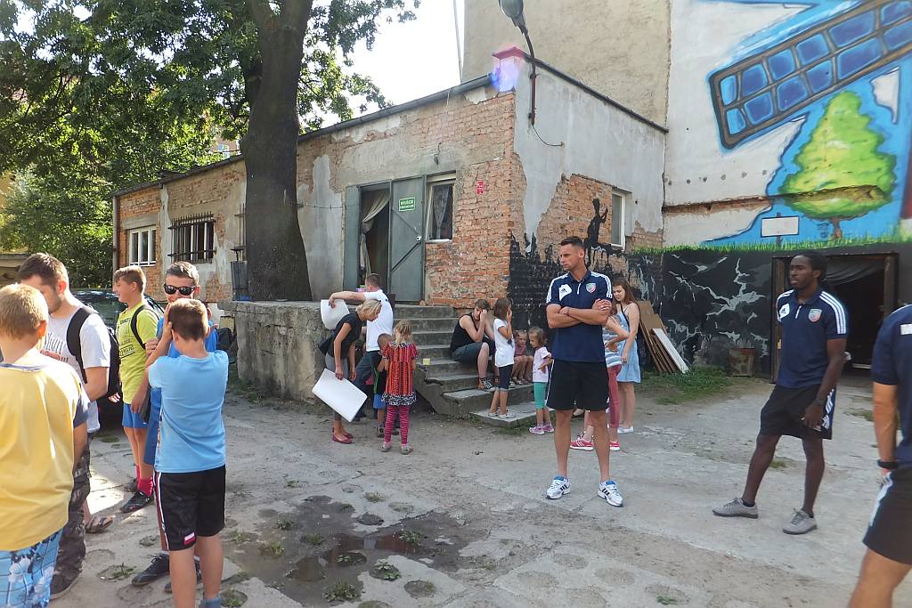 Piłkarze Miedzianki na Nowym Świecie
