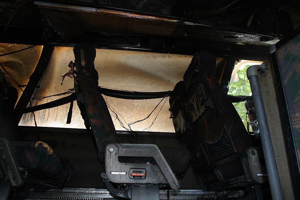 Autobus Zawiszy w ogniu