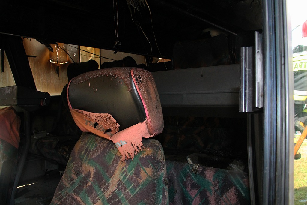 Autobus Zawiszy w ogniu