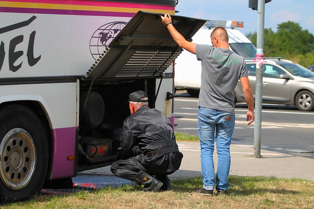 Autobus Zawiszy w ogniu